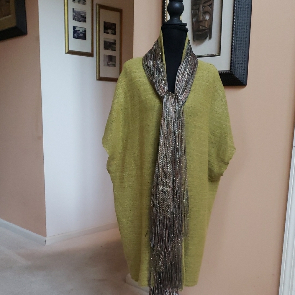 Universal Thread Lime Green Knitted Cardigan Dust… - image 8